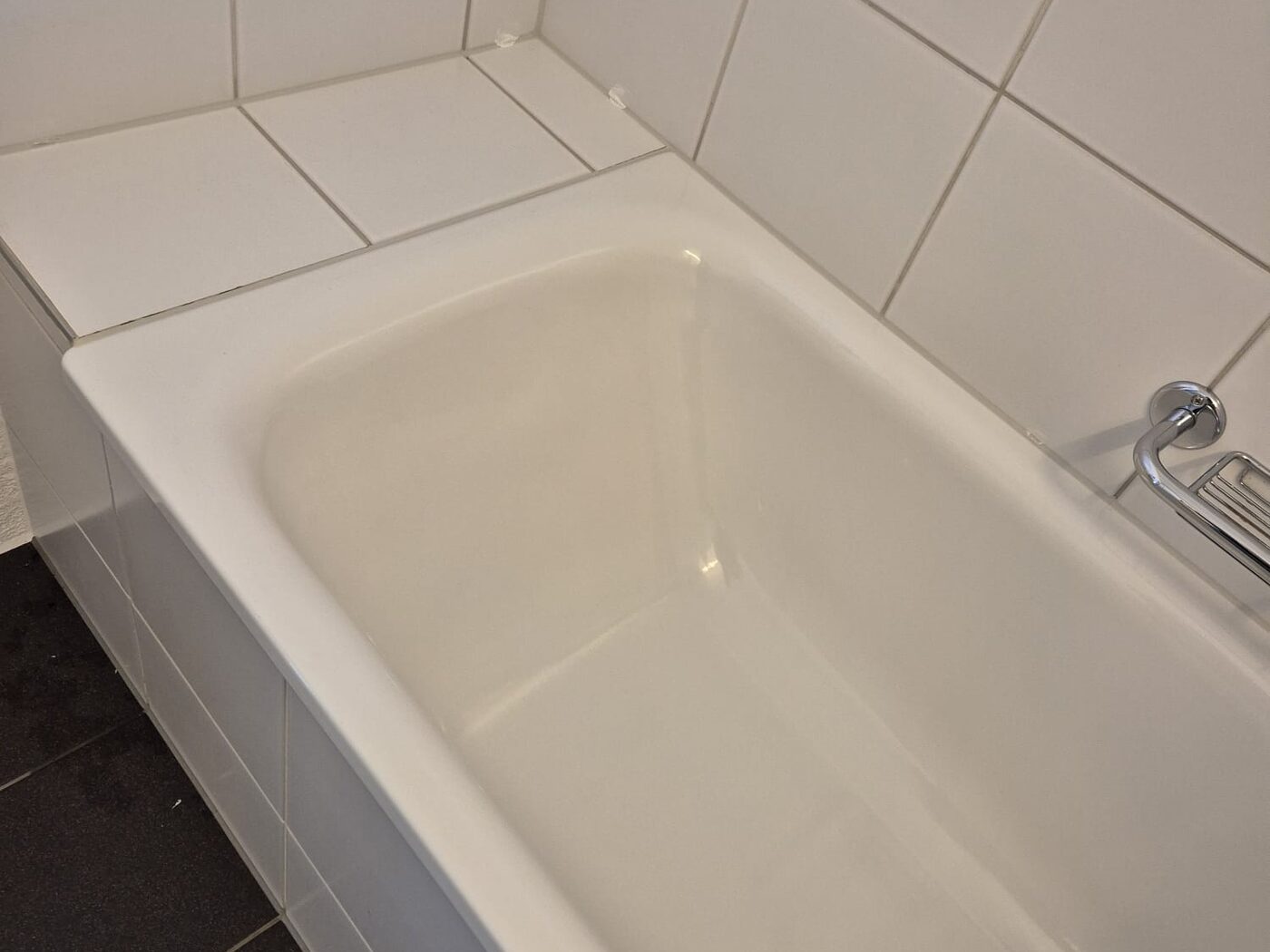 Badezimmer nach der Reinigung